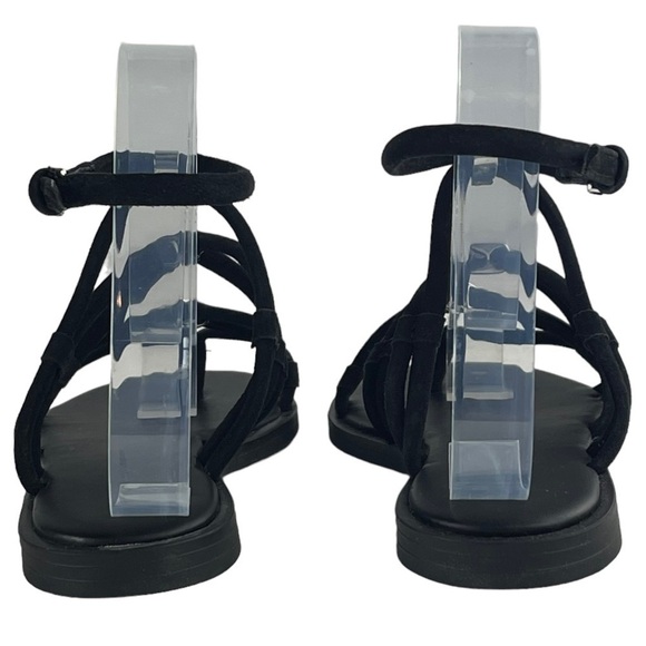REBECCA MINKOFF SARLE LEATHER SUEDE GLADIATOR STYLE CAGE ANKLE STRAP SANDAL - Picture 12 of 15